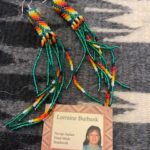 E-1 Tassel Dangle Beaded Earring, 4"L, $68.00